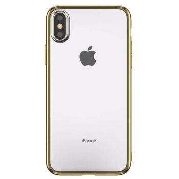 Devia Glitter мягкий чехол TPU iPhone XS/X 5.8 золотой, 102010422124, ударостойкий, удобный захват (102010422124)