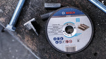 Griešanas disks, izliekts Metālam,125x22,23x2,5, Mazām leņķa slīpmašīnām PRO METAL GRIEZĒJDISKS, 2608603160, BOSCH (2608603160)