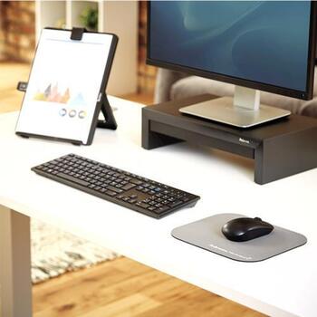 MOUSE PAD MICROBAN/SILVER 5934005 FELLOWES (5934005)