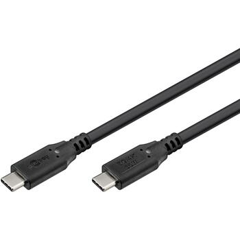 Goobay USB-C кабель 66507 612812, 1.5 м, 60 Вт, быстрая зарядка Power Delivery, передача данных, USB-C (66507)