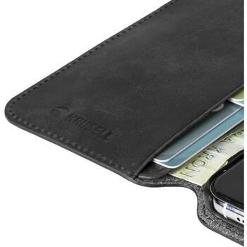 Krusell Sunne PhoneWallet 61747, черный, искусственная кожа, тип кошелька, вырез под камеру, защита от царапин, отделение для карт (61747)