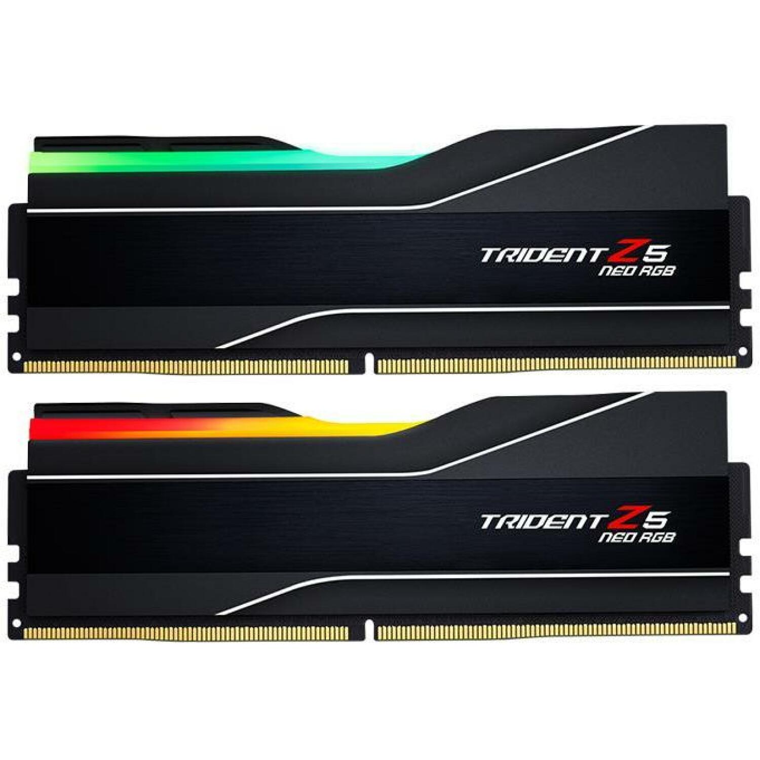 G.Skill память DIMM F5-6000J3038F16GX2-TZ5NR 32 ГБ, DDR5, 6000 МГц, 288-pin, CAS 30, двухканальная, многоцветная подсветка (F5-6000J3038F16GX2-TZ5NR)