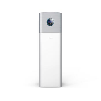 Siltumsūkņa iekštelpu bloks Split tipa ar 4,4 kW jaudu 230 l boileri nerūsējošā tērauda un A+++ efektivitāti balts AHS-044HEDSAA-23 Hisense (AHS-044HCDSAA-23)