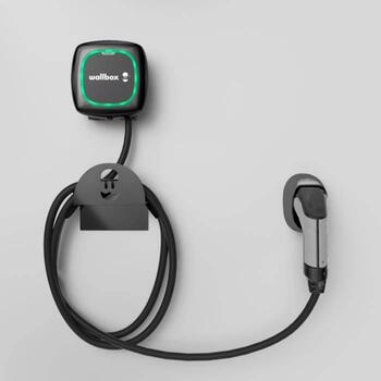 Стационарное настенное зарядное устройство Wallbox Pulsar Max, 11 кВт, с Wi-Fi и Bluetooth, кабель 5 м, чёрный (PLP4-0-2-3-9-002)