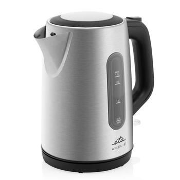 Elektriskā tējkanna ar 2200 W jaudu, 1.7 L ietilpību un 360° rotācijas bāzi ETA959990000 Amelie Stainless Steel ETA (ETA959990000)