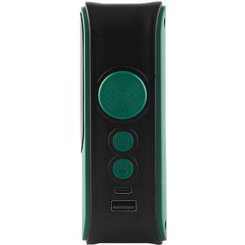 Tracer Автомобильный компрессор МОДЕЛЬ TRAKOM47496, 10бар, 18см, 18л/мин, 4000мАч, 5В/1А, 4 адаптера, LED фонарик (TRAKOM47496)