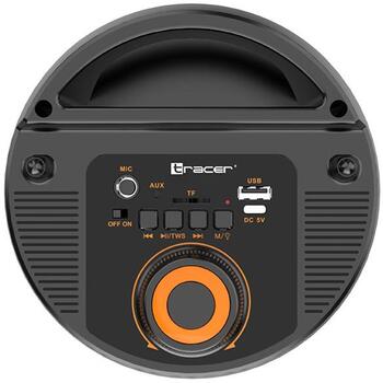Tracer беспроводная колонка Powervox P1 TRAGLO47687, 20W, Bluetooth 5.0, TWS, FM-радио, microSD, USB-C, 6 ч, черный (TRAGLO47687)