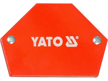 Yato metināšanas magnētisko turētāju komplekts YT-08679, 6 gab, ferīta magnēts, tērauda loksne, 4.5 kg, 11.5 kg, 30°, 45°, 60° (YT-08679)