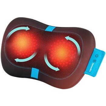 Homedics SP-50H Šiatsu masāžas spilvens ar sildīšanu, 4 mezgli, akumulators, melns (SP-50H)
