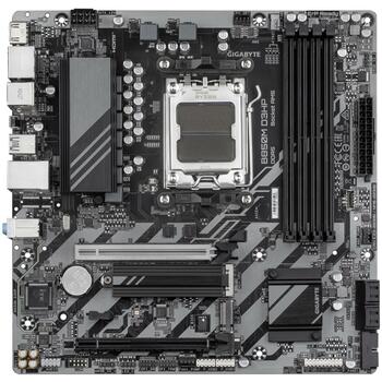 Gigabyte Mātesplate B850M D3HP 1.2, 5+2+2 fāzes digitālais VRM, līdz 8200MHz DDR5, 1xPCIe 5.0, 1xPCIe 4.0 M.2, GbE LAN (B850M D3HP 1.2)