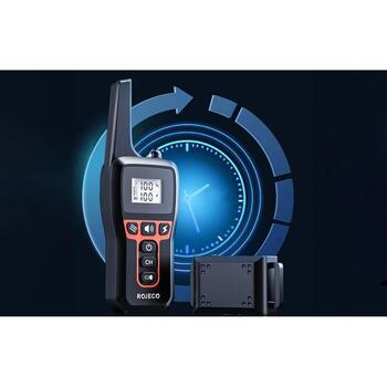 Rojeco PD529 ошейник для собак, 1000м, IPX7, 650мАч, 60д, 3 режима, 100 уровней, LED, TPU (RJTCXGQYTY-06A06)