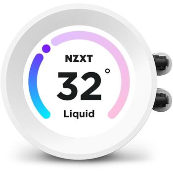 Nzxt Kraken Elite 240 RGB RL-KR24E-W1, 2x120mm, 2.57mmH2O, RGB, FDB, 2800RPM, 400mm, 12V (RL-KR24E-W1)