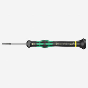 Precizitātes plakanais skrūvgriezis 1.8 x 40mm, Wera, 05117993001, ilga kalpošana, anti-roll aizsardzība (05117993001)