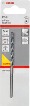 Blue Granite Turbo CYL-5 4X50X90 mm, 1gab., Urbjmašīnām/skrūvgriežiem, triecienurbjmašīnām/triecienskrūvgriežiem CYL-5 URBIS, 2608588138, BOSCH (2608588138)