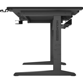 Genesis spēļu galds Holm 160 RGB NDS-2250, 160x75cm, 70-90cm, MDF, regulējams augstums, kabeļu pārvaldība, krūžu turētājs (NDS-2250)
