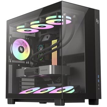 Gamemax Korpuss NEX C53 BK, 1 x 3.5