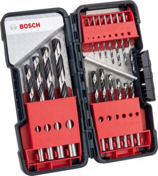 Metāla urbju komplekts PointTeQ HSS (18gab.) 2608577350 BOSCH (2608577350)