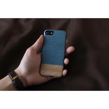 Man&Wood чехол M7064B, 73x143x10mm, 20g, дерево, поликарбонат, совместим с iPhone 7/8 (M7064B)