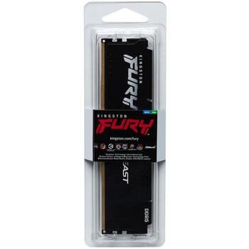 Kingston FURY Beast Оперативная память DIMM KF560C30BBE-32, 32 ГБ, 6000 MT/s, CL30, черный, ECC, XMP 3.0, EXPO (KF560C30BBE-32)
