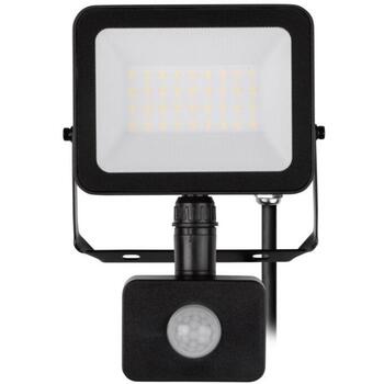 G-TECH прожектор VILMAR GT-VILM30W-PIR-40, LED, 30W, 3000lm, 4000K, 220-240V, IP65, датчик движения, черный (GT-VILM30W-PIR-40)