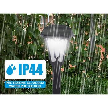 Beper Солнечная садовая лампа P207ILO040, 4x100mAh, 6-8ч, IP44, автоматическая работа, легкая установка, прочная конструкция (P207ILO040)