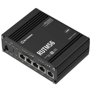 Teltonika Двухмодемный маршрутизатор RUTM56 RUTM56000000, 802.11ac, 10/100/1000 Mbit/s, 4 x RJ-45, Поддержка Mesh Да, MU-MiMO Да (RUTM56000000)