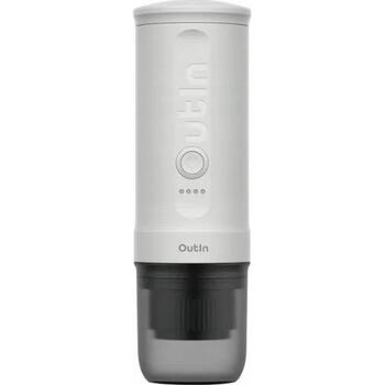 Outin Nano A000005, портативная кофемашина, 7500mAh, 20 бар, 92°C, 0.08л, белый (A000005)