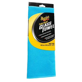 Meguiar's X210300 Perfect Clarity stikla dvielis profesionāls, bezsvītru mikrošķiedras audums (X210300)