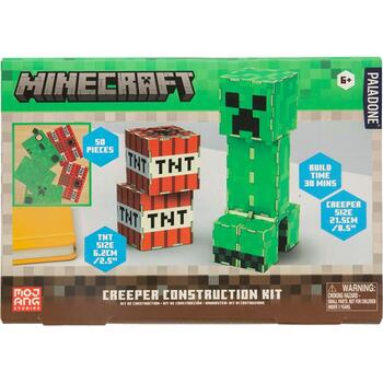 Paladone Minecraft Creeper Конструктор PP13952MCF, 50 деталей, 21.5см, официально лицензированный (PP13952MCF)