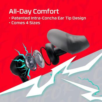 HyperX Cloud Earbuds III BN7R9AA наушники, 3.5mm, 20Ω, стерео, in-ear, микрофон, черный (BN7R9AA)
