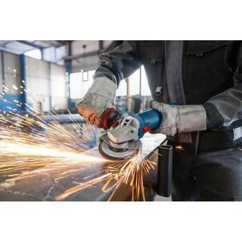 Bosch GWS 12-125 06013A6106 угловая шлифмашина, 1200 Вт, 125 мм, 11000 об/мин, бесщеточная, антивибрационная рукоятка (06013A6106)