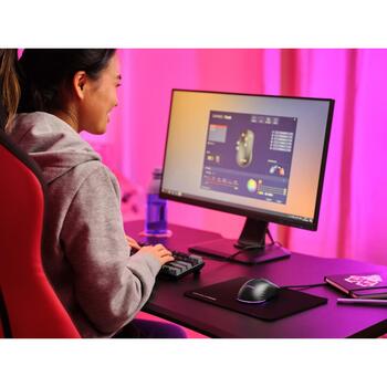 Trust USB optiskā pele GXT 925 REDEX II 25125, 10000 DPI, 6 pogas, 1.8m kabelis, melna krāsa, RGB apgaismojums (25125)