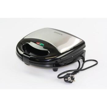 Brock SSM 2004 SS sendviču tosteris, 750W, 4 sviestmaizes, 23,5x13cm, nepiedegošs pārklājums, melns/nerūsējošais tērauds (SSM 2004 SS)