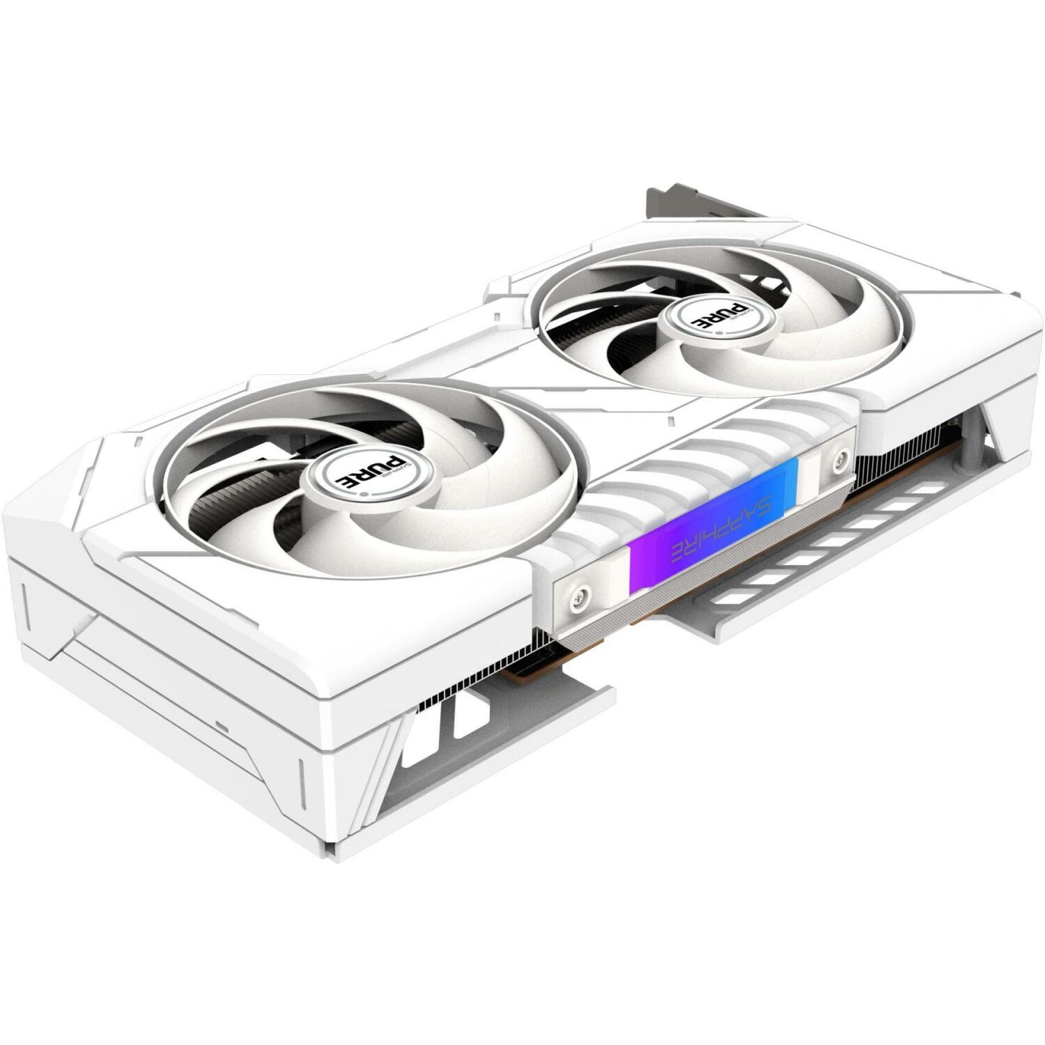 Sapphire Видеокарта 11350-02-20G 16GB GDDR6, PCIe x16 5.0, 7680x4320, 2 вентилятора, Многоцветная подсветка (11350-02-20G)