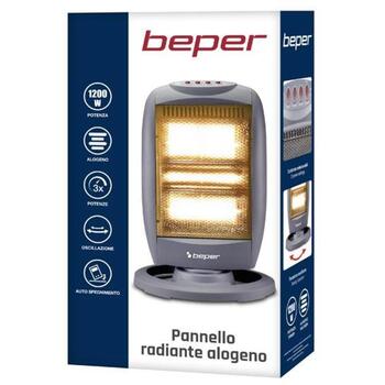 Beper Обогреватель P203PAN011, 1200W, 3 уровня, галоген, термостат, защита от перегрева (P203PAN011)