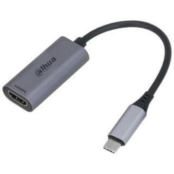 Dahua TC31H USB-C на HDMI адаптер, 1 HDMI, 1 USB-C, 10 Гбит/с, 4K, металлический корпус (TC31H)