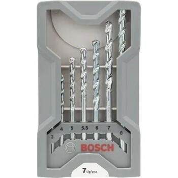 Bosch X-Pro Line 2607017035, 7 urbji mūrim, 3-8mm, 12cm, karbīda, ISO 5468 (2607017035)