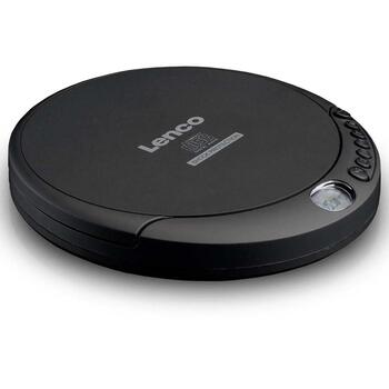 Lenco MP3 pārnēsājams CD atskaņotājs ar triecienizturīgu aizsardzību, melns (CD-200)