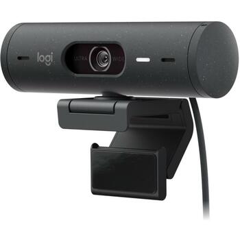 Logitech WEBCAM BRIO 505 960-001459, 1920x1080, 4MP, 90°, 4x цифровое увеличение, 1.5m кабель, шторка конфиденциальности (960-001459)