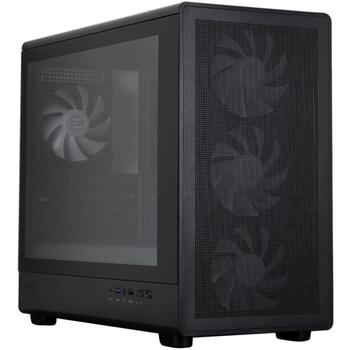 Zalman M5 M5 BLACK, корпус mATX Mini-Tower, 4x120mm ARGB вентилятора, сталь/пластик/закаленное стекло, 474x220x408mm (M5 BLACK)