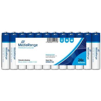 Mediarange Щелочные батареи AAA 1.5V, 24 шт. (MRBAT103)