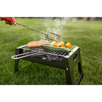 Blaupunkt Гриль GC101, 45см, 22см, 22.2см, 0.9кг, черный, сталь, без крышки, туристические/пикниковые грили (GC101)