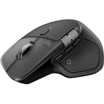 Logitech MX Master 4 pele 910-007562, 8000 DPI, 7 pogas, Bluetooth, USB, 10 m bezvadu diapazons, 650 mAh akumulators (910-007562)