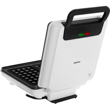 Adler Vafļu cepeškrāsns MS 3091, 1800 W, 2 vafļu, taisnstūra, balta, drošības slēdzis, neslīdošas kājas (MS 3091)