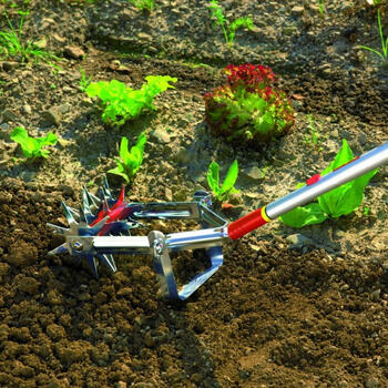 Wolf Garten Садовый культиватор DA-S 71AAA006650, два устройства в одном, легко рыхлит и мелко крошит почву (71AAA006650)