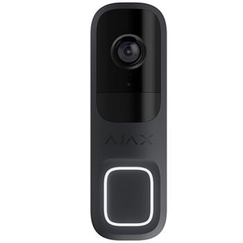 Ajax умный видеодомофон DoorBell 66392 4MP 155° WiFi AI обнаружение двустороннее аудио Графитовый (66392)