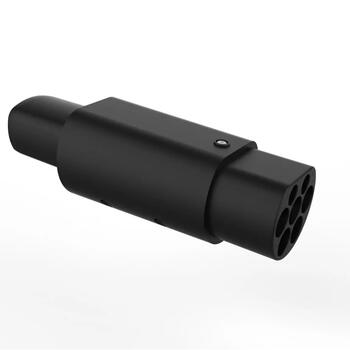 EV Charge адаптер с разъёма Type 2 на вход Tesla AC, 32A адаптер зарядного устройства Mode 3 (переменный ток) (MG1AC)