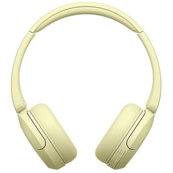 Sony Наушники WH-CH520 Код WHCH520Y.CE7, беспроводные, желтые, Bluetooth 5.2, стерео, 50ч работы аккумулятора (WHCH520Y.CE7)