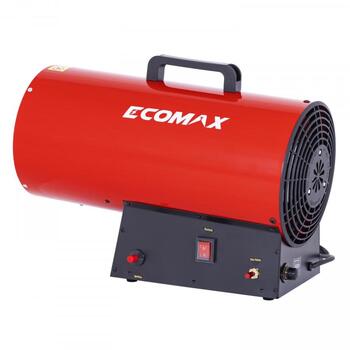 Ecomax gāzes sildītājs EMH400030E EMX, 30kW, 220-240V, 0,7Bar, 650m³/h, 2183g/h, 250m2, tiešā degšana, manuālā aizdedze, IPX4 (EMH400030E&EMX)