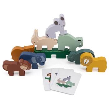 Trixie koka dzīvnieku kraušanas spēle 36-804, 23x20.5x3 cm, FSC® MDF, 18m+, ar kārtīm (36-804)